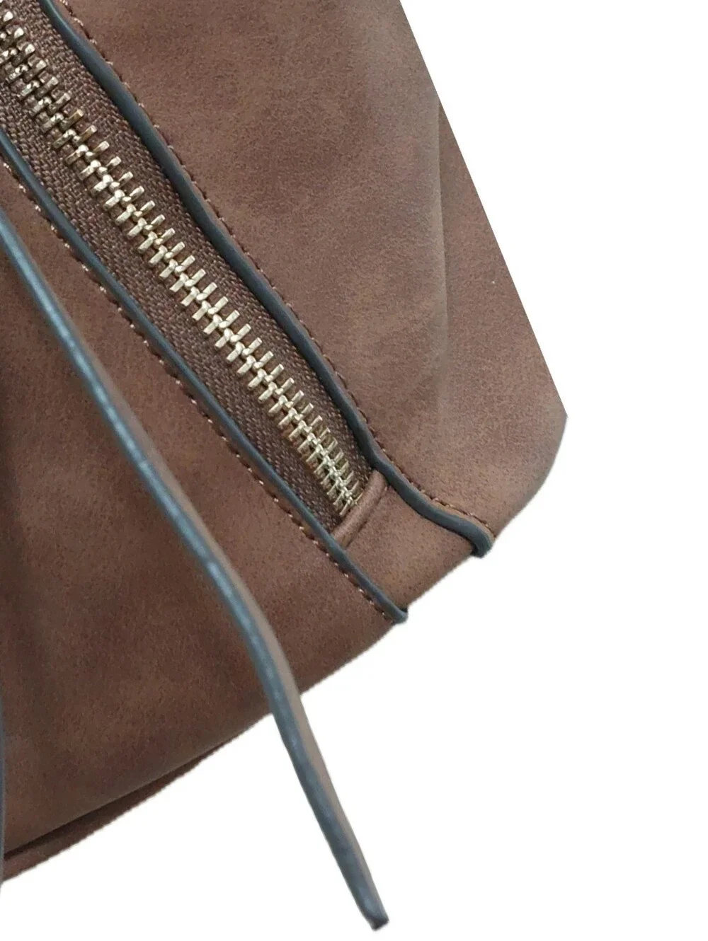 JustFab brown faux